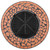 Mosaic Fire Pit Table Terracotta 26.8" Ceramic A949-46723