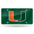 Miami Hurricanes License Plate Laser Cut Green Z157-1140777235