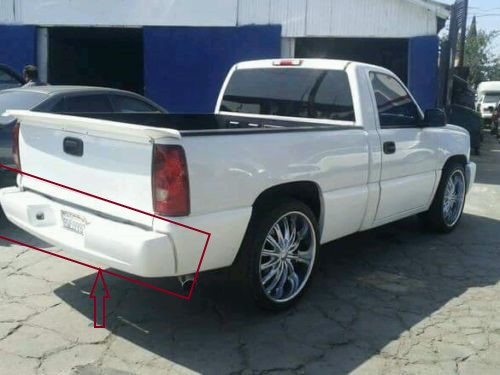 99 00 01 02 03 04 05 06 GMC Sierra / Chevry Silverado Pick up SS Rear Bumper Cover Body Kit