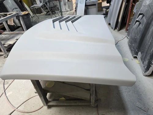 2003 2004 2005 2007-Classic Chevy Silverado HD V Hood Peerfect Fit Fiberglass & Steel