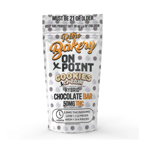 50 MG Cookies and Cream Chocolate Bar