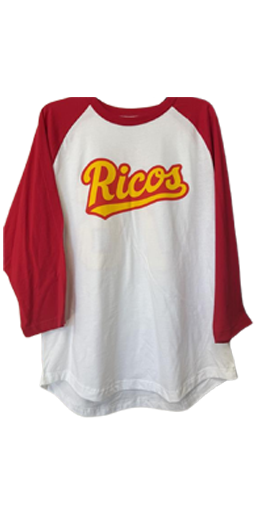 Ricos Baseball Shirt- Front
