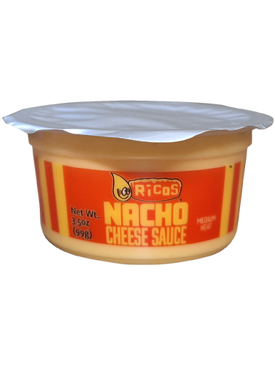 3.5 ounce Ricos Nacho Cheese Sauce Portion Cup
