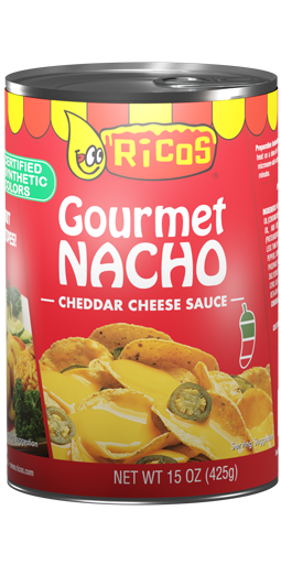 21110 15 oz Ricos Gourmet Nacho Cheese Sauce
