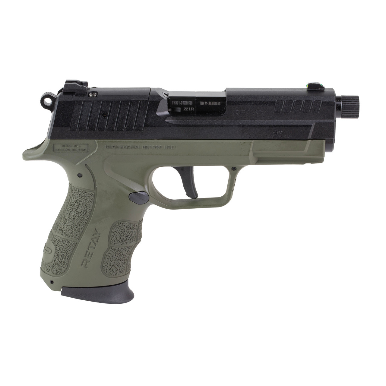 Compact Retay RETAY RXP22 22LR Compact Semi-Automatic Pistol with Threaded Barrel and ...