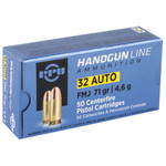Prvi Partizan PPU 32 ACP Full Metal Jacket Ammunition - 71 Grain, 50 Rounds per Box