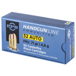 Prvi Partizan PPU 32 ACP Full Metal Jacket Ammunition - 71 Grain, 50 Rounds per Box