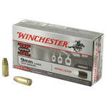 Winchester Ammunition Super Clean 9mm 124 Grain Brass Enclosed Base Cartridges (50 Rounds per Box, 500 per Case)