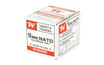 Winchester Ammunition W9NATO50 9mm NATO 124-Grain Full Metal Jacket – Box of 50 Rounds