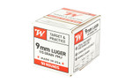 Winchester Ammunition W9MM50 9mm Luger 115 Grain FMJ - 50 Rounds Per Box