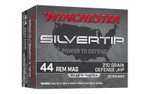 Winchester Ammunition Silvertip .44 Magnum 210-Grain Hollow Point Ammunition - 20 Rounds