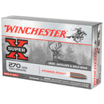 Winchester Ammunition Super-X, 270Win, 150 Grain, Power Point, 20 Round Box X2704