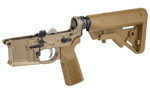 Primary Weapons Systems PWS MK1 2-M Complete Lower Receiver in Kodiak Brown