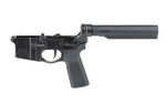 Sons of Liberty Gun Works Stripes Logo Complete Lower Receiver – Black (Part #L-Stripes-L2S-AMBI-A-BLK)
