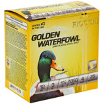 Fiocchi Ammunition FIOCCHI 12GA #4 Golden Waterfowl Steel Shotshells - 25 Rounds of 2.75-inch