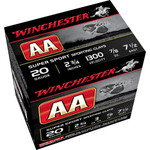 Winchester Ammunition AA Supersport Sporting Clay 20 Gauge Shotshells - 7/8 oz #7.5, 25 Rounds per Box