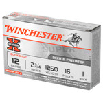 Winchester Ammunition Super-X Power Point 12 Gauge Buckshot (1 Buck, 2.75 inch) – 5 Rounds Per Box