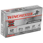 Winchester Ammunition Super-X Power Point 12 Gauge Buckshot – 4 Buck, 2.75 Inch
