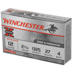 Winchester Ammunition Super-X Power Point 12 Gauge Buckshot – 4 Buck, 2.75 Inch