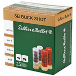 Sellier & Bellot 12 Gauge 00 Buckshot Shotshell – 25 Rounds