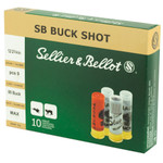 Sellier & Bellot 12 Gauge 00 Buckshot Shotshell – 10 Rounds per Box, 250 per Case