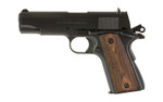Tisas USA 1911A1 Tank Commander, Semi-automatic, 1911, Metal Frame Pistol, Commander, 9MM, 4.25 Barrel, Cerakote Finish, Black, Wood Grips, Iron Sights, 9 Rounds, 2 Magazines 10100116