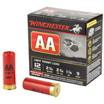 Winchester Ammunition AA Target 12 Gauge Shotshells, 1 1/8 oz #9, 25/250 Pack