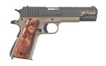 Auto Ordnance Army 250th Anniversary 1911 .45 ACP with Custom Engraved Hardwood Grips