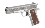 Colt's Manufacturing O1911C-SS Filigree 1911 in .45 ACP with Stainless Steel Frame and Engraved Finish