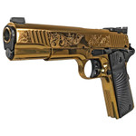 Girsan MC 1911 Gold Lux .45 ACP 5-Inch Pistol with Black G10 Grips