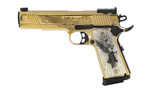 Girsan MC1911 Gold 38 Super Pistol with PVD Gold Finish and Custom Engraving