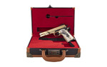 Girsan MC1911 Gold 38 Super Pistol with PVD Gold Finish and Custom Engraving