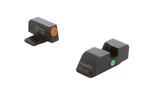 AmeriGlo I-Dot Night Sights for Handguns - Green and Orange Dot Over Dot Configuration