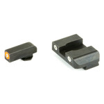 AmeriGlo Pro-Glo Tritium Front and Rear Sight Set for Glock 17/19 with Green and Orange Accents