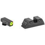 AmeriGlo Trooper Night Sights for Glock 20/21 – Green and Lime Front and Rear Set