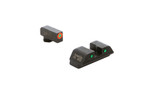 Ameriglo Trooper Night Sight Set for Pistols with Green and Orange Accents