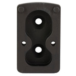 Arisaka Defense ARISAKA Offset Optic Plate 8 for RMR, SRO, Holosun 407C & 507C, Black