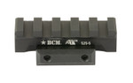 Bravo Company A/T Optic Riser 525-5 Black for Enhanced Sight Alignment and Situational Awareness
