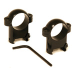 Burris Optics Zee High 1-inch Black Steel Ring Set for Precision Mounting