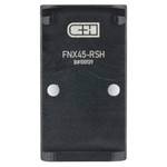 C&H Precision FNX Mount Plate for RMR, SRO, and Holo - Black