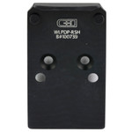 C&H Precision Walther PPQ/PDP 1.0 Mount Plate - Black for RMR, SRO, and Holo Sites