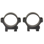 Leupold Back Country 35mm Medium Cross-Slot Scope Ring Mounts, Black