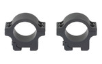 Leupold Open Range Medium Ring Mounts for Rimfire Rifles, 3/8" Dovetail - Black