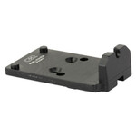 C&H Precision Walther PPQ (Q4/Q5) Mount Plate - Black, Part WLPPQ-RSH-RSR