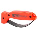 AccuSharp Knife Sharpener in Blaze Orange – Durable Plastic Design with Easy Cleaning