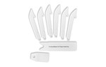 AccuSharp 3.5-inch Replacement Blades for Razor Knife – Pack of 6 Stainless Steel Blades