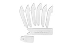 AccuSharp Replacement Blades for Razor Knife – 3.5 Inch Stainless Steel, Pack of 6
