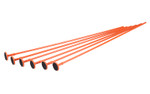 Gun Storage Solutions GSS RIFLE ROD .22 Cal 6-Pack Orange - Space-Saving Gun Rack System