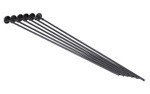 Gun Storage Solutions GSS RIFLE ROD .22 Cal 6-Pack Black - Space-Saving Long Gun Organizer
