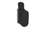 1791 Gunleather Smooth Concealment Inside Waistband Holster for Right Hand - Black Leather, Optic Ready, Light Bearing